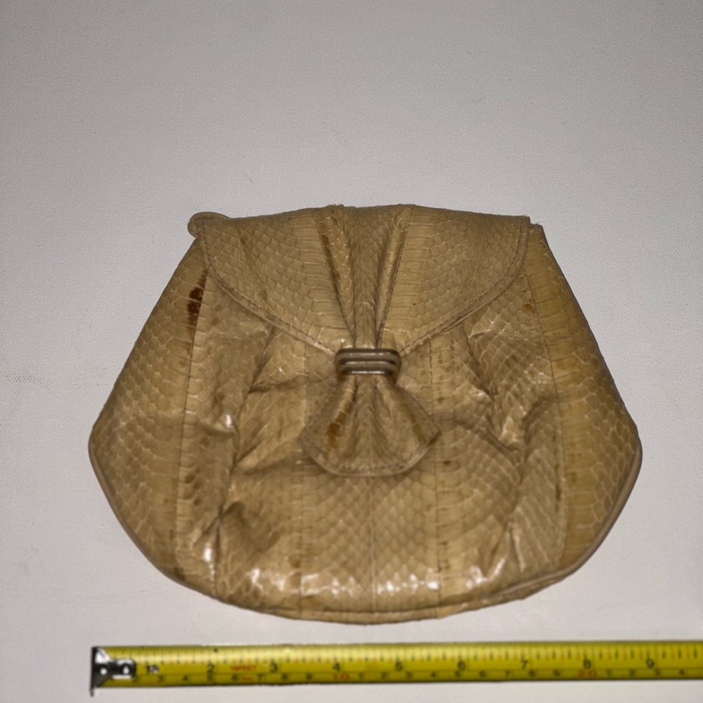 Vintage Python shoulder bag - image 1